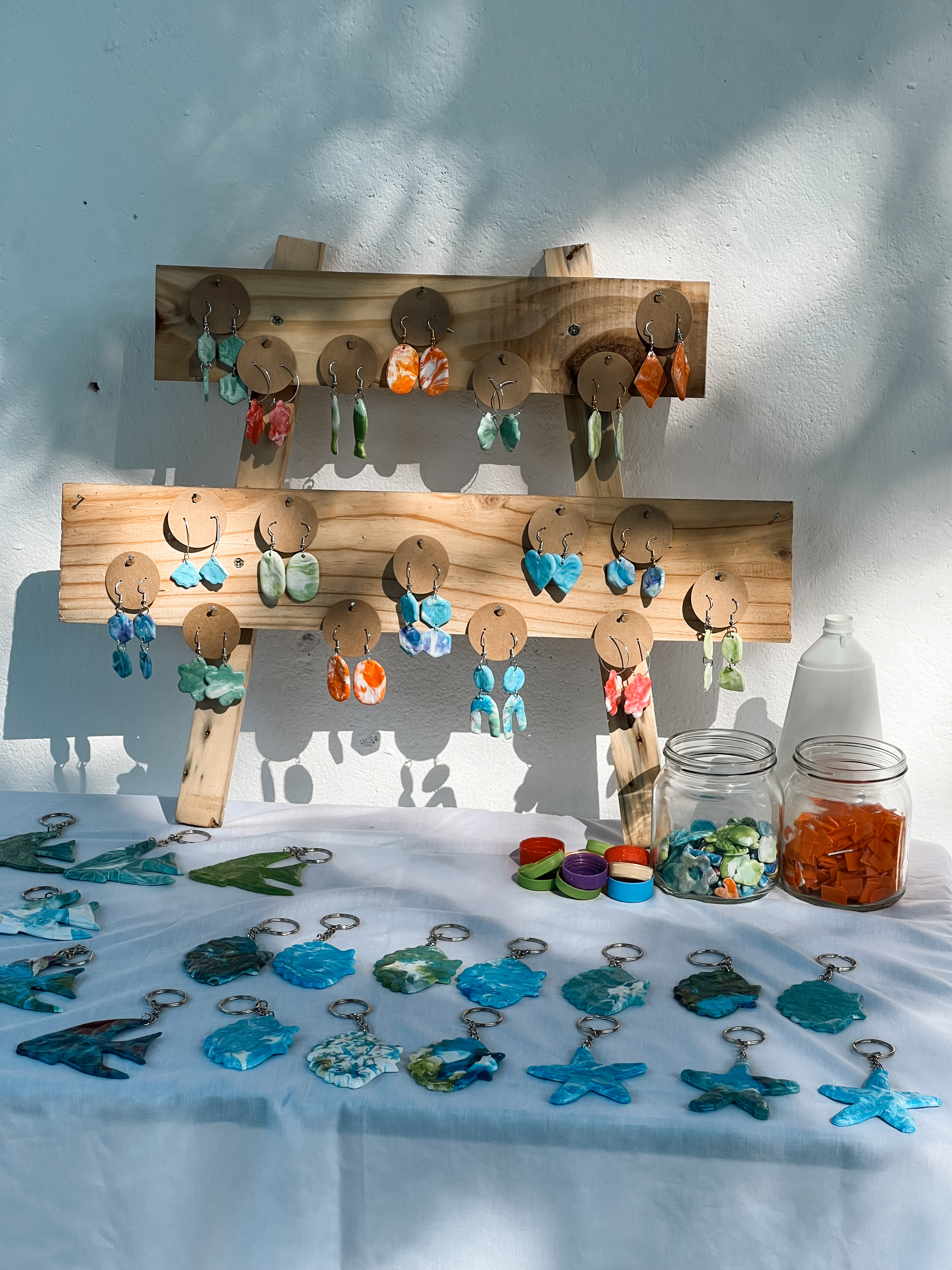 A showcase of Rashu Plastic Project products displayed together