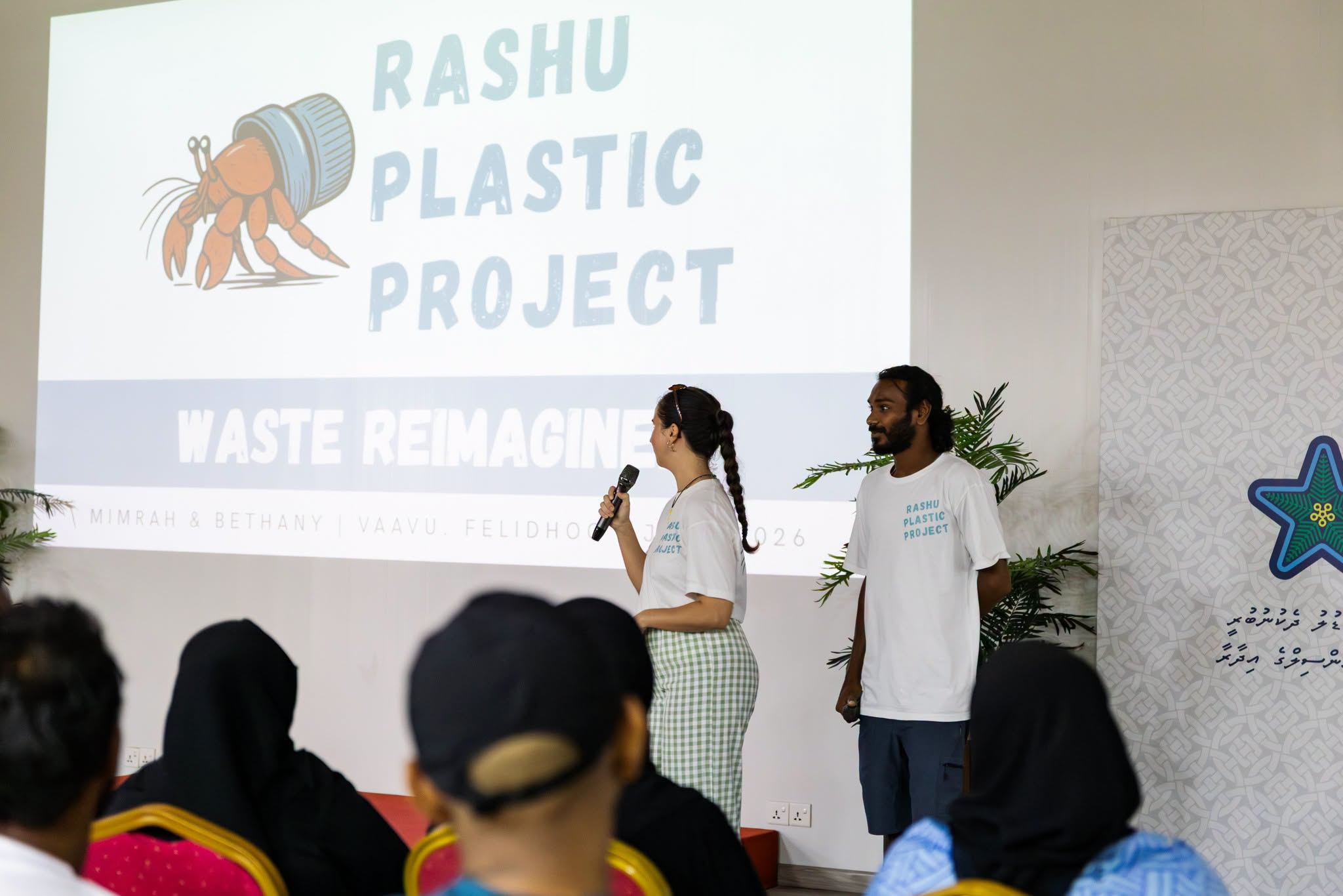 Community cleanup and awareness session in Manadhoo