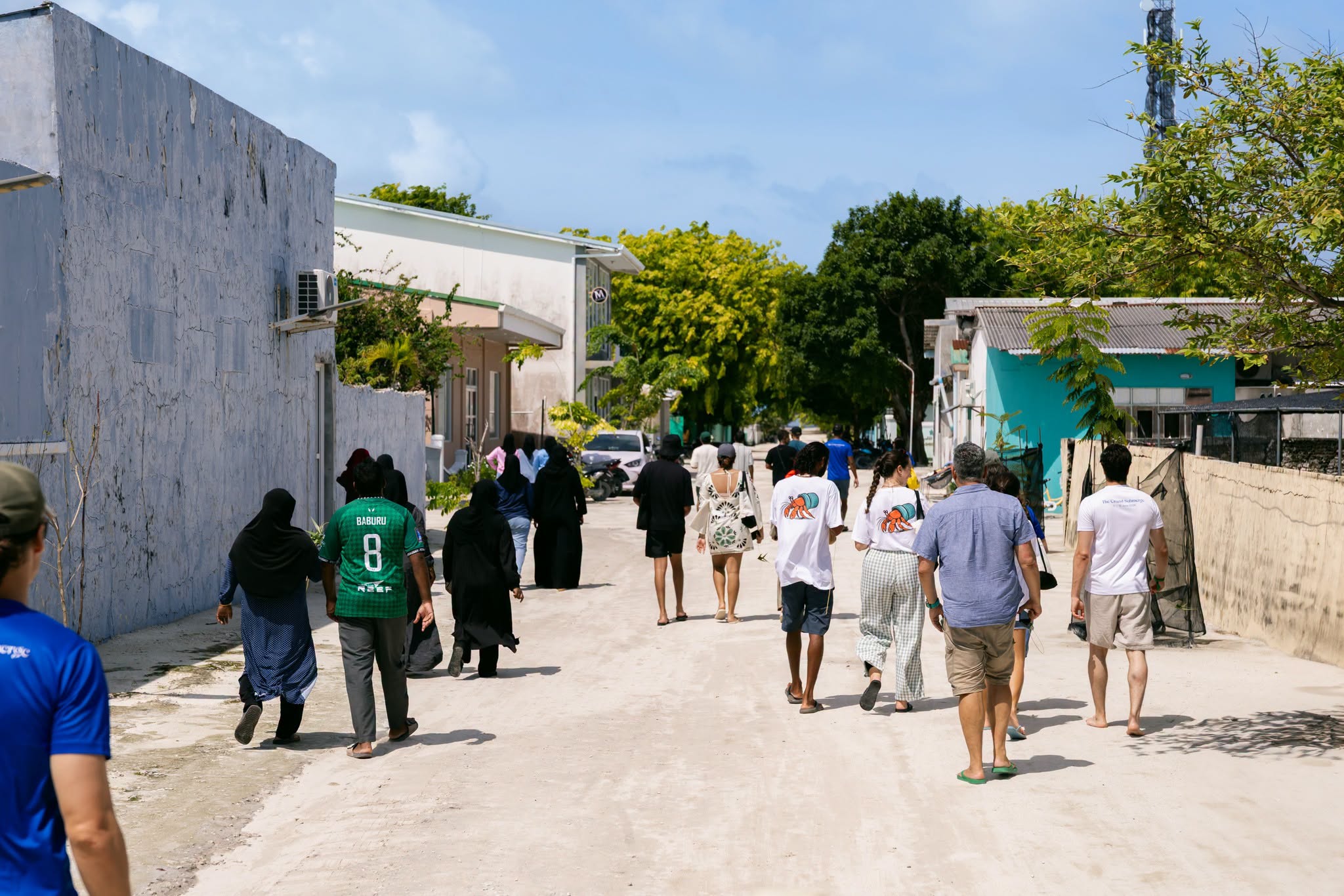 Enthusiastic participants at the Manadhoo awareness session