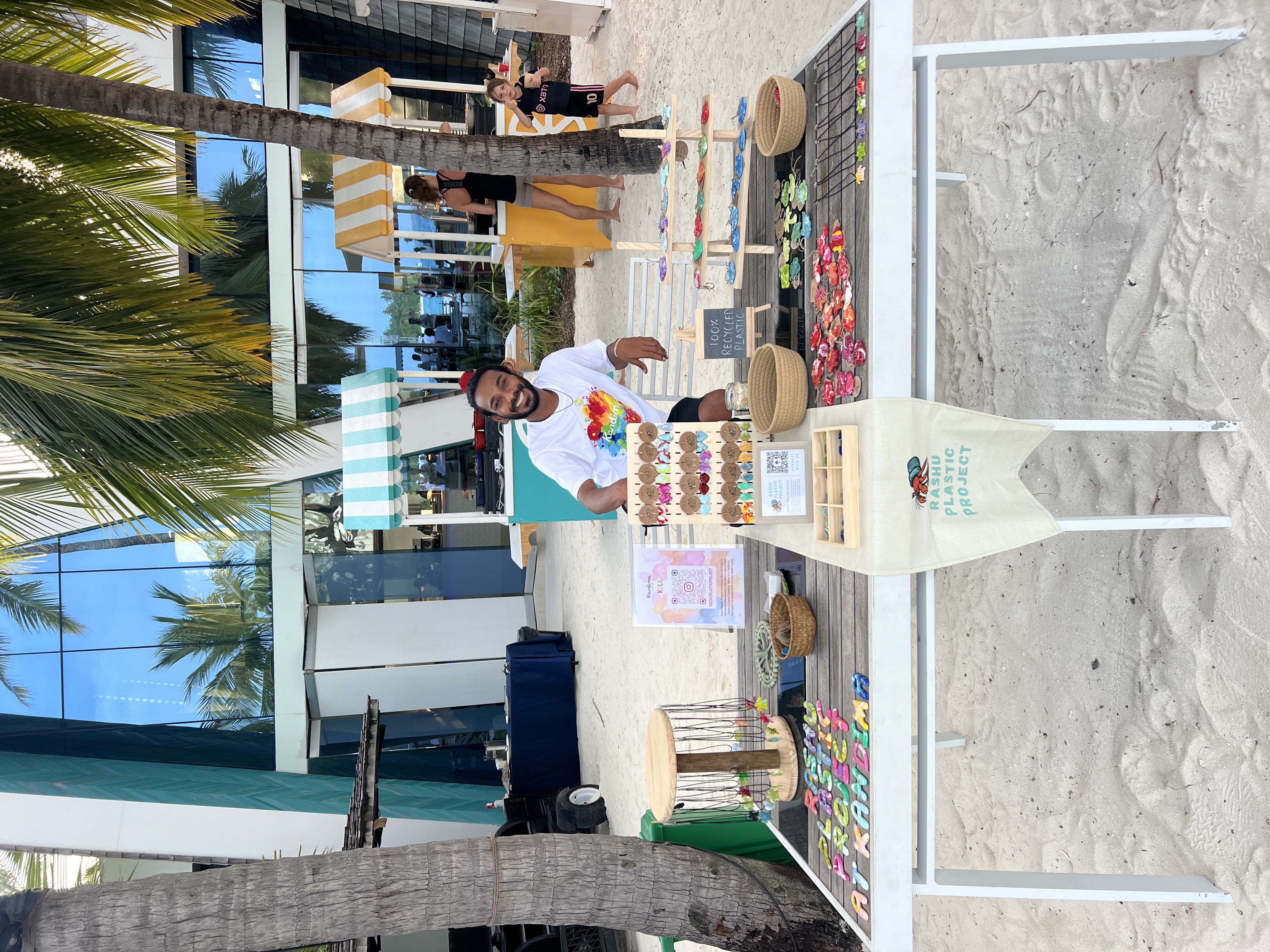 Portrait of Mintu at the stall